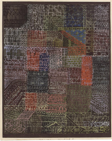  Paul Klee Structural II - Hand Painted Oil Painting