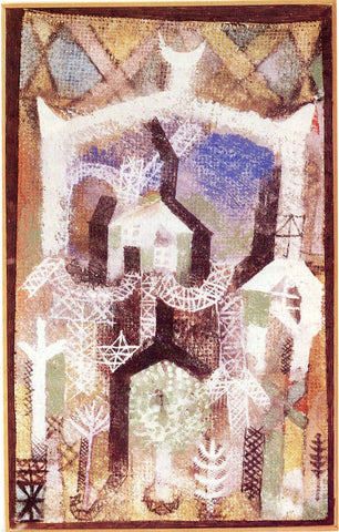  Paul Klee Summer Houses - Hand Painted Oil Painting