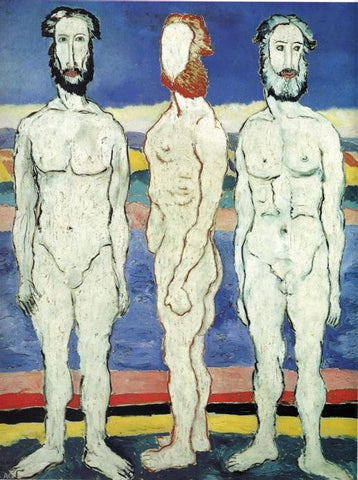 Kazimir Malevich Bathers - Hand Painted Oil Painting