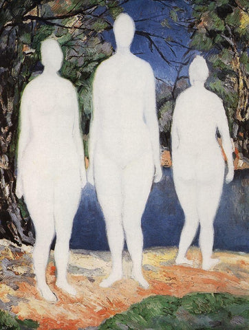  Kazimir Malevich Bathers - Hand Painted Oil Painting