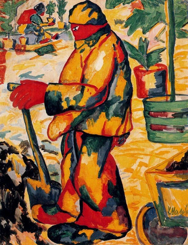  Kazimir Malevich Gardener - Hand Painted Oil Painting