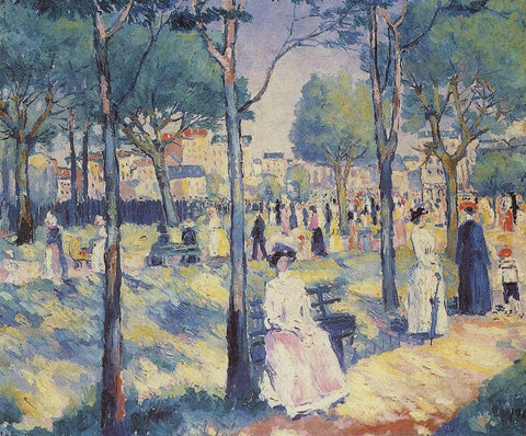  Kazimir Malevich On the Boulevard - Hand Painted Oil Painting