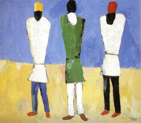  Kazimir Malevich Peasants - Hand Painted Oil Painting