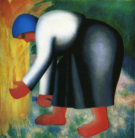  Kazimir Malevich Reaper - Hand Painted Oil Painting