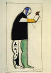  Kazimir Malevich Reciter - Hand Painted Oil Painting