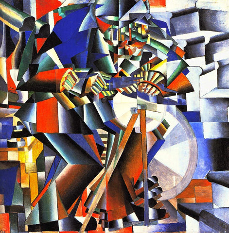  Kazimir Malevich The Knifegrinder - Hand Painted Oil Painting