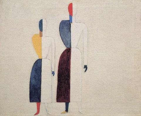 Kazimir Malevich Two Figures - Hand Painted Oil Painting