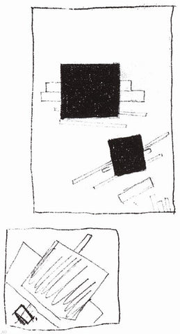  Kazimir Malevich Two Squares - Hand Painted Oil Painting