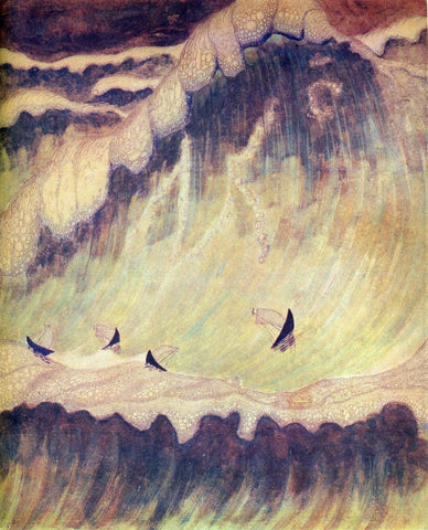  Mikalojus Ciurlionis Finale Sonata of the Sea - Hand Painted Oil Painting