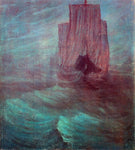  Mikalojus Ciurlionis Ship - Hand Painted Oil Painting