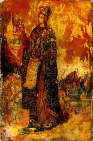  Pavel Filonov St Catherine - Hand Painted Oil Painting
