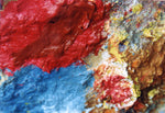  Our Original Collection Red and Blue Merging - Hand Painted Oil Painting
