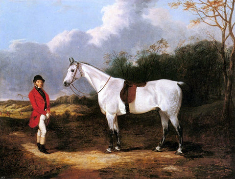 Abraham Cooper Mr. Stillwell with is Favorite Hunter - Hand Painted Oil Painting