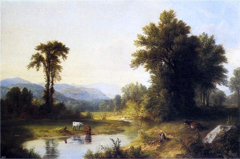  Asher Brown Durand Summer Stream - Hand Painted Oil Painting