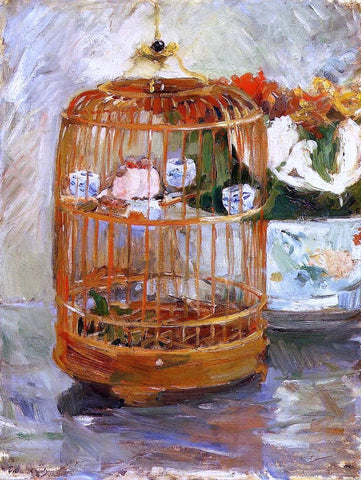  Berthe Morisot The Cage - Hand Painted Oil Painting