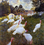  Claude Oscar Monet Turkeys - Hand Painted Oil Painting
