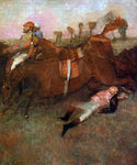  Edgar Degas Scene from the Steeplechase: the Fallen Jockey - Hand Painted Oil Painting