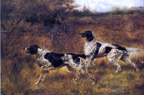  Edmond H Osthaus Hunting Dogs - Hand Painted Oil Painting