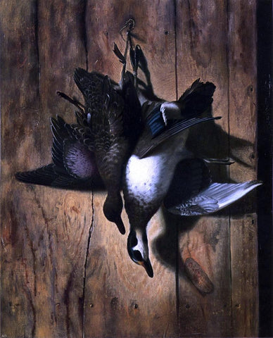  Edward Edmondson Hanging Water Fowl - Hand Painted Oil Painting