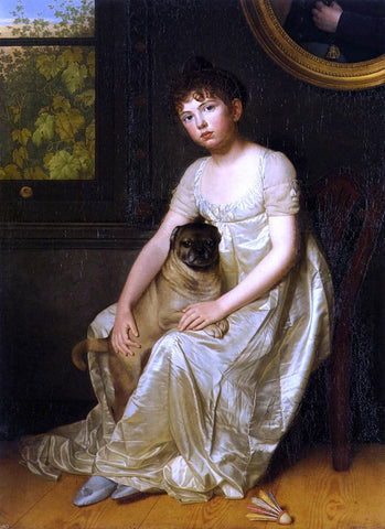  Francois Van der Donckt Portrait of Sylvie de la Rue - Hand Painted Oil Painting