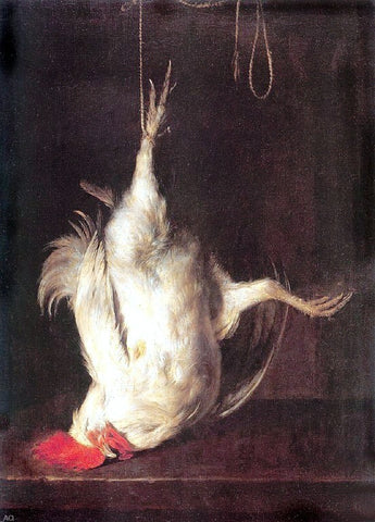  Gabriel Metsu The Dead Cockerel - Hand Painted Oil Painting
