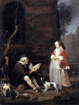  Gabriel Metsu The Poultry Seller - Hand Painted Oil Painting