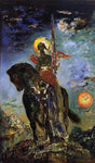  Gustave Moreau La parque et l'ange de la mort - Hand Painted Oil Painting