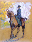  Henri De Toulouse-Lautrec Side-Saddle - Hand Painted Oil Painting
