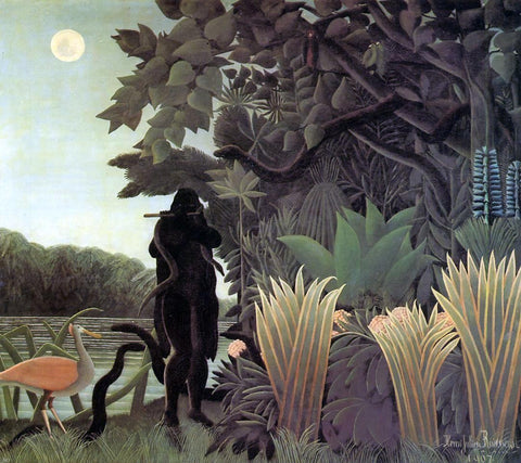  Henri Rousseau The Snake Charmer - Hand Painted Oil Painting