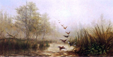  James McDougal Hart Hazy Morning - Hand Painted Oil Painting