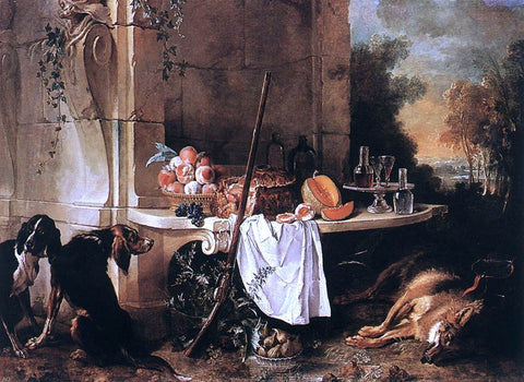  Jean-Baptiste Oudry The Dead Wolf - Hand Painted Oil Painting