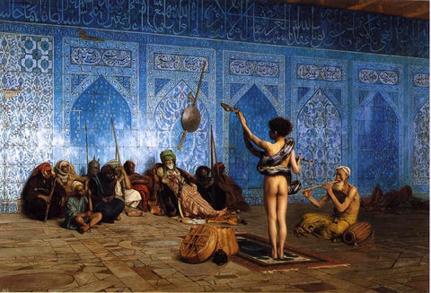  Jean-Leon Gerome Snake Charmer - Hand Painted Oil Painting
