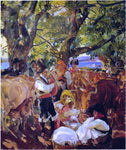  Joaquin Sorolla Y Bastida Cattle Fair at Galicia - Hand Painted Oil Painting