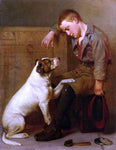  John George Brown Best Friends - Hand Painted Oil Painting