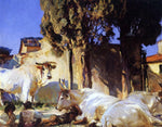  John Singer Sargent Oxen Resting - Hand Painted Oil Painting