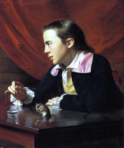  John Singleton Copley Boy with a Squirrel - Hand Painted Oil Painting