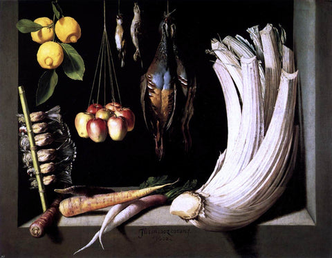  Juan Sanchez Cotan Still-Life with Game, Vegetable and Fruit - Hand Painted Oil Painting