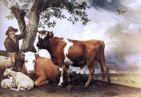  Paulus Potter Young Bull - Hand Painted Oil Painting