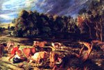  Peter Paul Rubens Landscape with Cows - Hand Painted Oil Painting