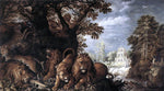 Roelandt Jacobszoon Savery Landscape with Wild Animals - Hand Painted Oil Painting