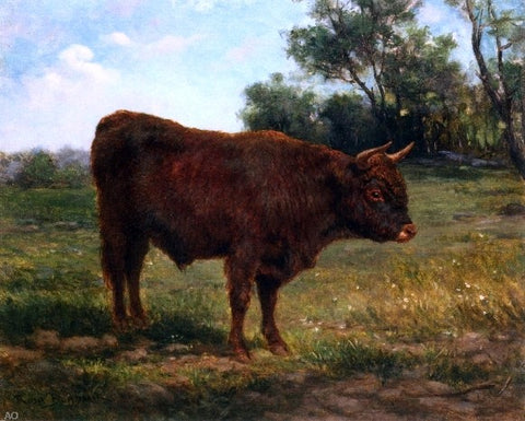  Rosa Bonheur A Longhorn Bull in a Landscape - Hand Painted Oil Painting