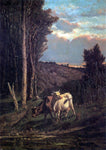  Serafino De Tivoli A Pasture - Hand Painted Oil Painting