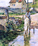  Theodore Robinson The Watering Place - Hand Painted Oil Painting
