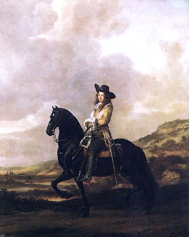  Thomas De Keyser Equestrian Portrait of Pieter Schout - Hand Painted Oil Painting