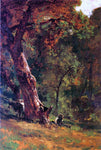  Thomas Hill Chinese Man Tending Cattle - Hand Painted Oil Painting
