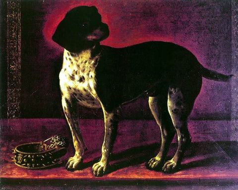  Tiberio Di Tito Portrait of a Dog - Hand Painted Oil Painting