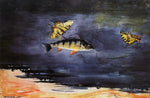  Winslow Homer Fish and Butterflies - Hand Painted Oil Painting