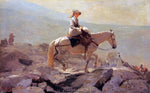  Winslow Homer The Bridle Path, White Mountains - Hand Painted Oil Painting