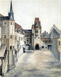  Albrecht Durer Couryard of the Former Castle in Innsbruck - Hand Painted Oil Painting
