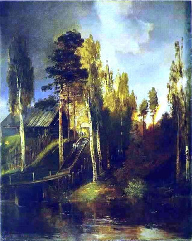  Alexei Kondratevich Savrasov Monastery Gates - Hand Painted Oil Painting